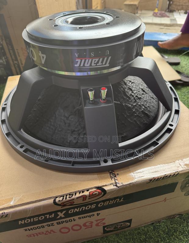 (Titanic Usa)Gls- Double Magnet Bass Speaker 18” 2500watt · Photo 7