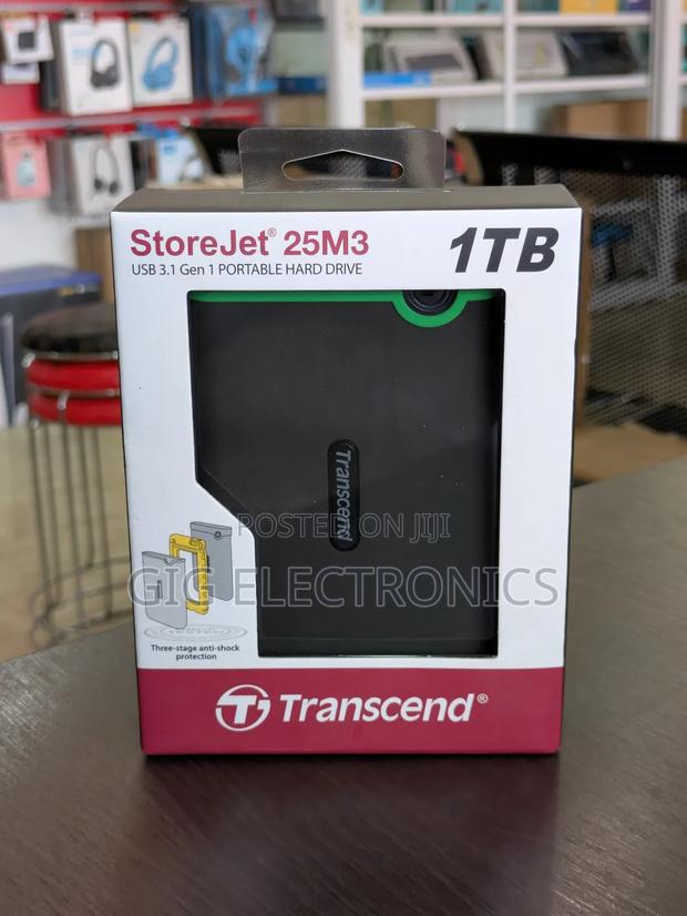 Transcend 1tb USB 3.1 Storejet 25m3 Portable Hard Drive · Photo 1