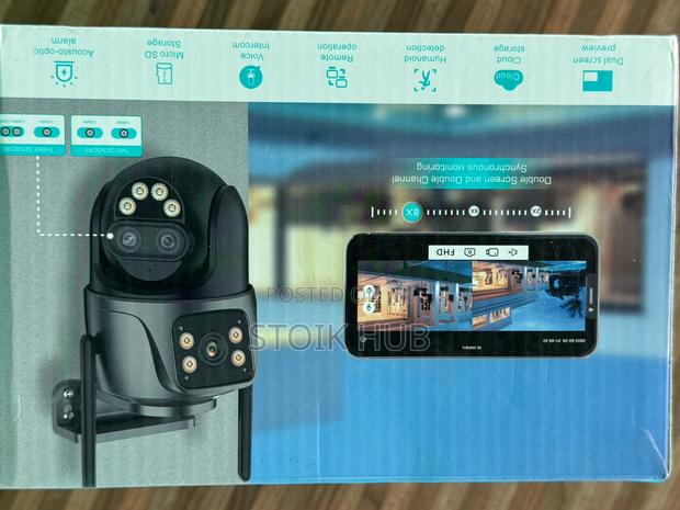 Outdoor Security Camera, 360° PTZ Home Security Wifi Camera, · Photo 1