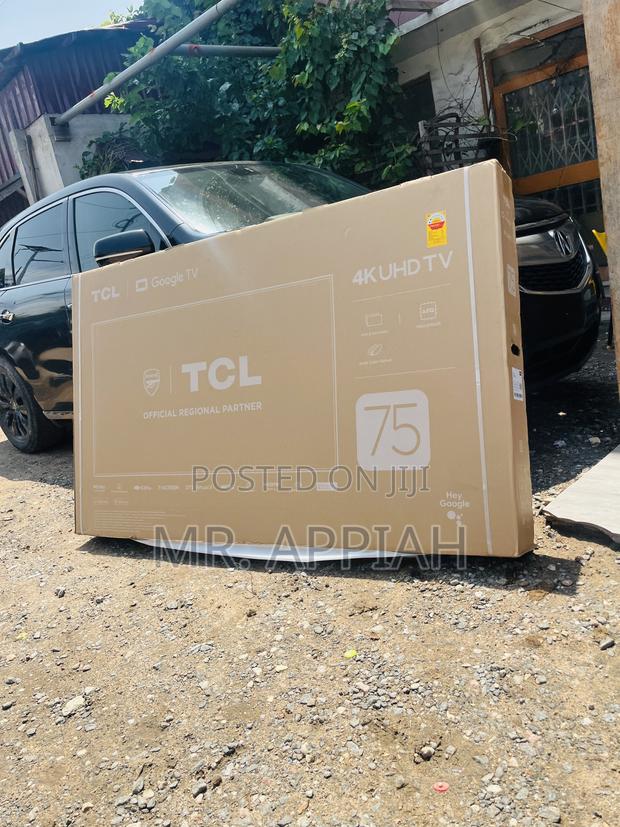 New TCL Uhd Smart Screen Television(75 Inch) Black. · Photo 1