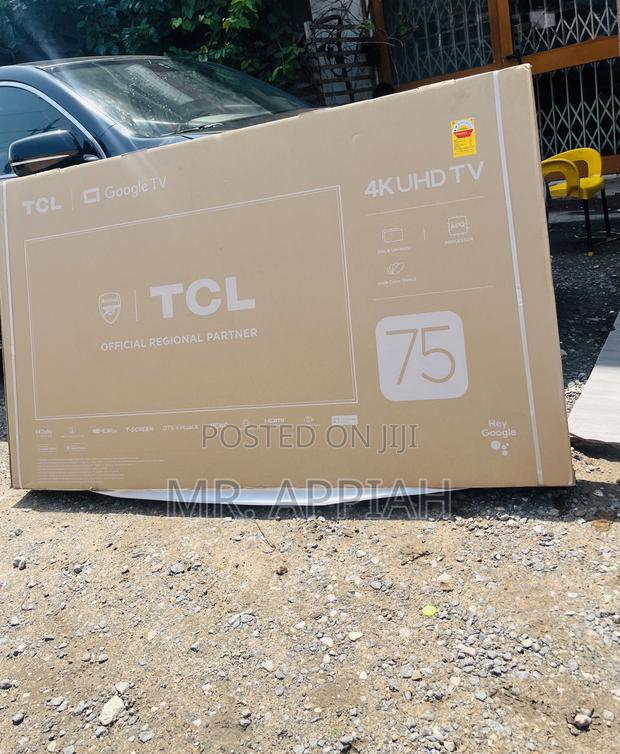 Premium TCL 75 Inch Uhd Smart Television(Black) · Photo 1