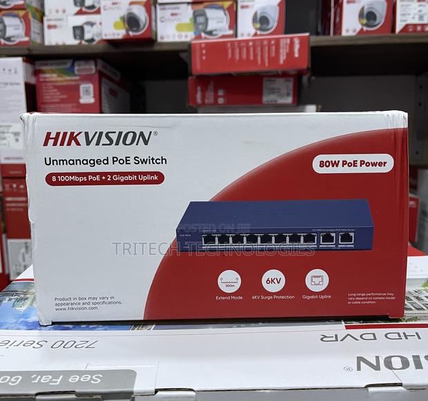 Hikvision 8port Unmanaged Poe Switch Ds-3e0310p-E/M(b) · Photo 2