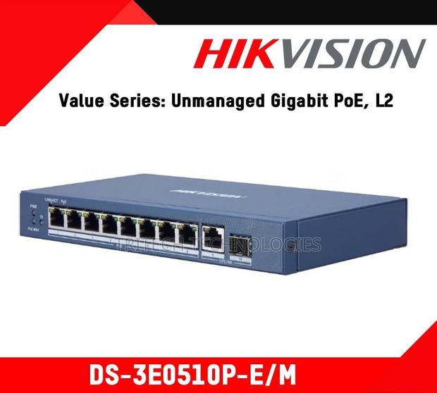 Hikvision 8port With SFP Unmanaged Poe Switch Ds-3e0510p · Photo 3