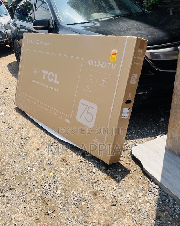 Check Out Original TCL 75” Uhd Smart Television(Black). · Photo 1