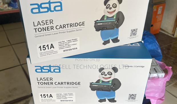 Asta 151a Black Laserjet Toner Cartridge (W1510a) · Photo 1