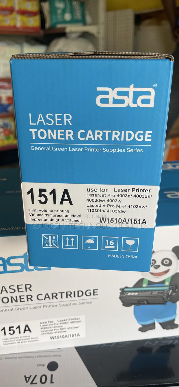 Asta 151a Black Laserjet Toner Cartridge (W1510a) · Photo 2