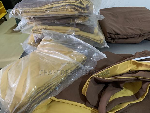 7 In 1 Brown And Yellow King Size Removable Duvet Set · Photo 4