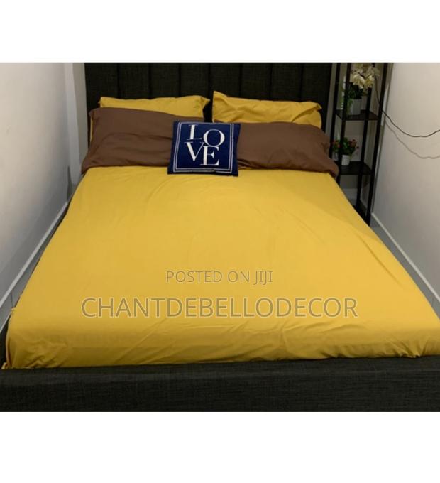 7 In 1 Brown And Yellow King Size Removable Duvet Set · Photo 2