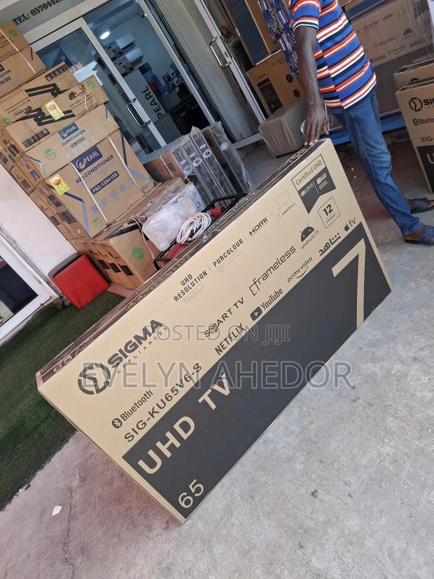 Available Sigma 65 Inches Smart Tv Full Uhd Available · Photo 1