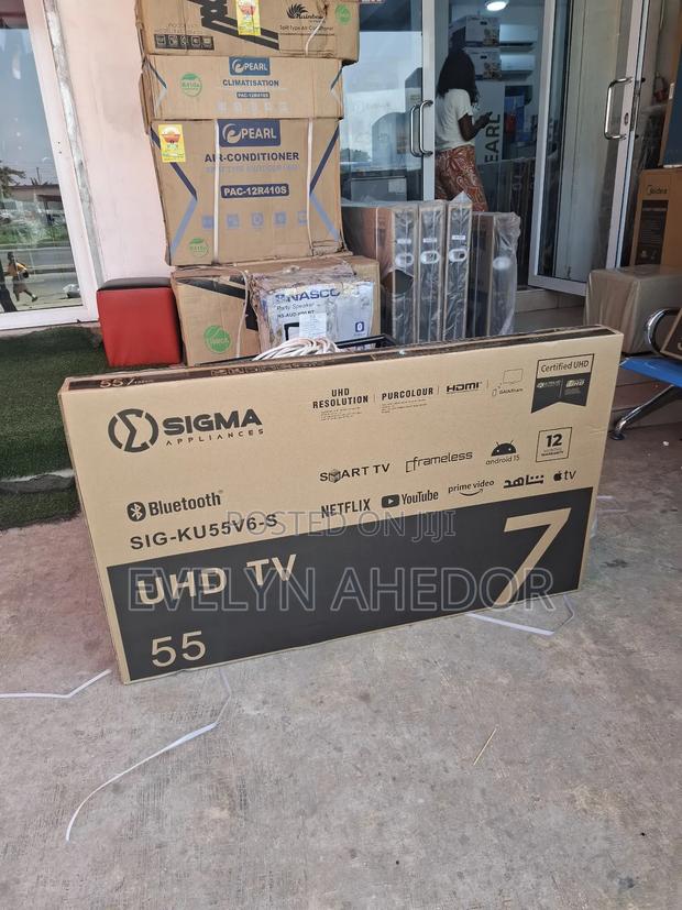 Sigma 65 Inches Smart Tv With Wall Mount Going for Cool Pric · Photo 1