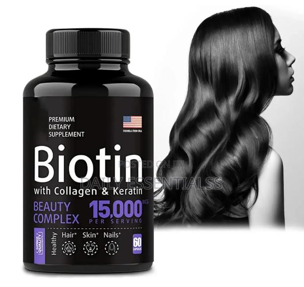 Natural Hair Growth Support – Biotin · Photo 1