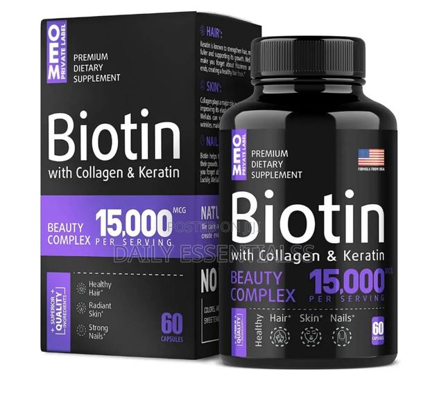 Your Glow in a Bottle – Biotin Capsules · Photo 1