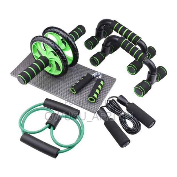 6in1 Ab Wheel Home Workout Roller Kits
