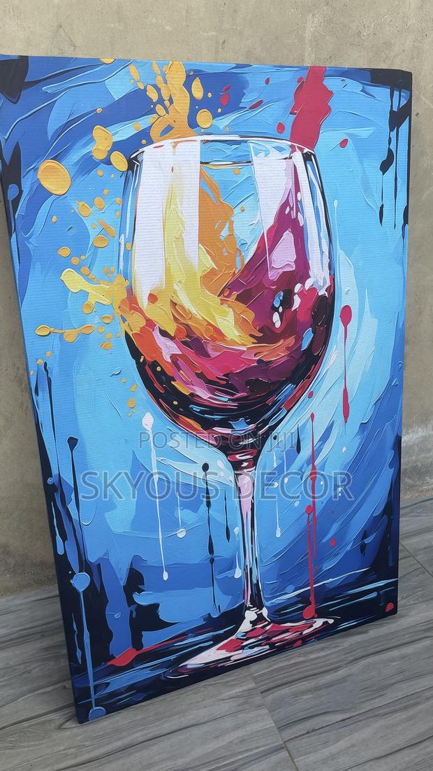 3d Glass Art Design Canvas · Photo 1