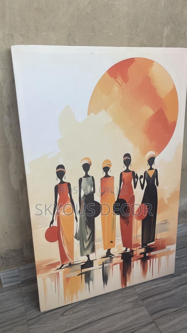 4 Women African Wall Canvas Art · Photo 1