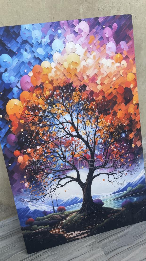 Canvas Acry Tree Wall Art · Photo 1