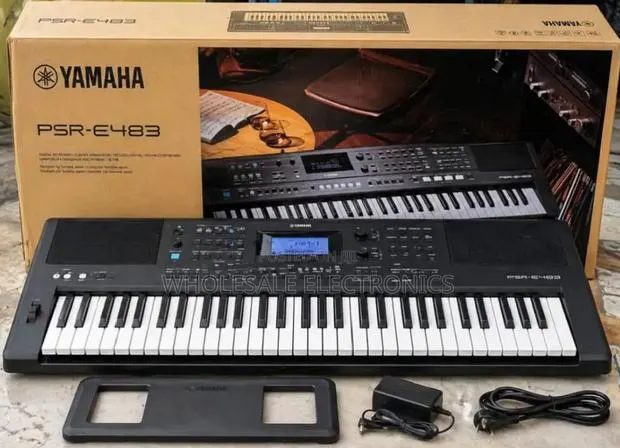 Yamaha PSR-E483 Portable Arranger Keyboard (61 Keys) · Photo 1