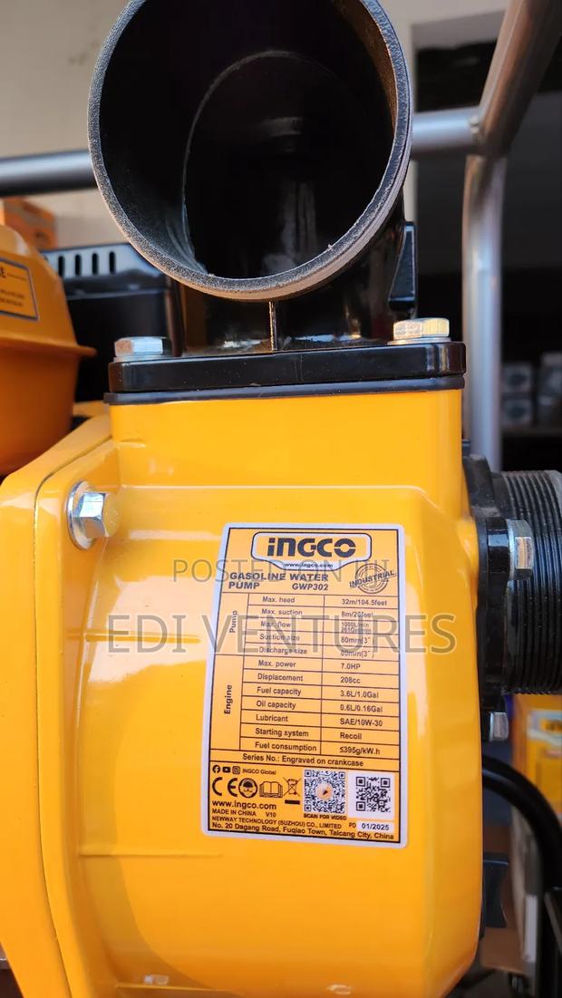 Ingco Gasoline Water Pump 3 Inches · Photo 3