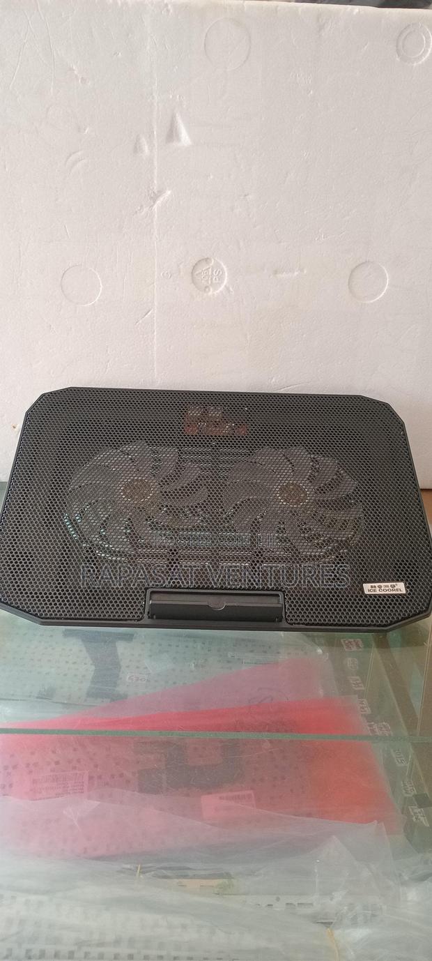 Laptop Stand Plastic (2 Big Fans, Adjustable) · Photo 2
