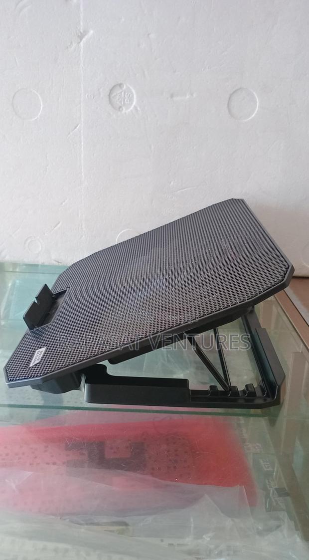 Laptop Stand Plastic (2 Big Fans, Adjustable) · Photo 3