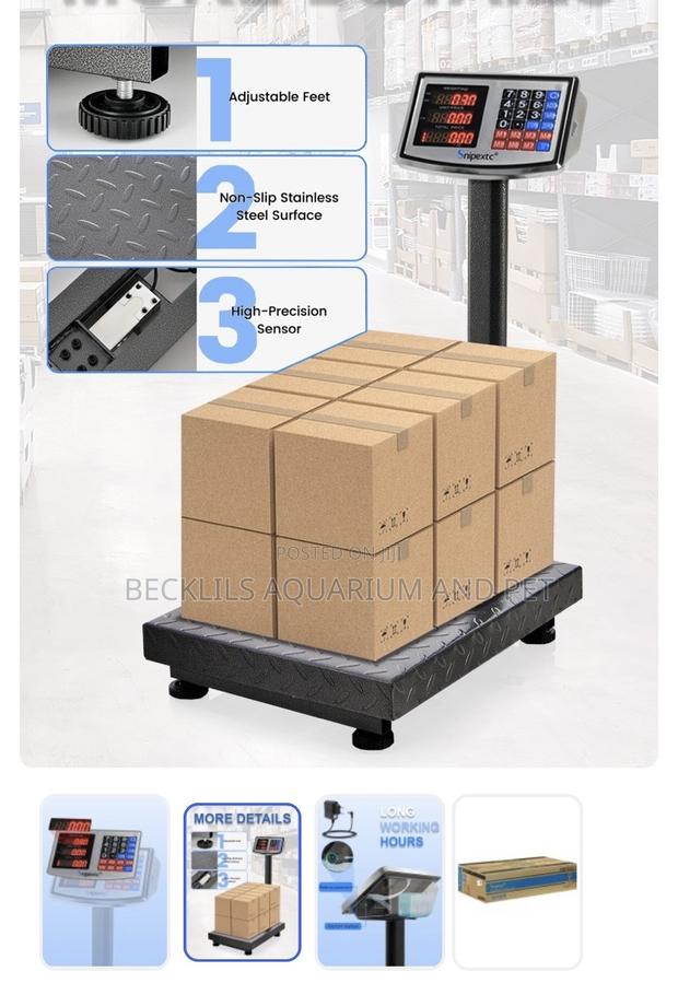 150 Kg Fordable Double Sided Led Dis Play Scale · Photo 3