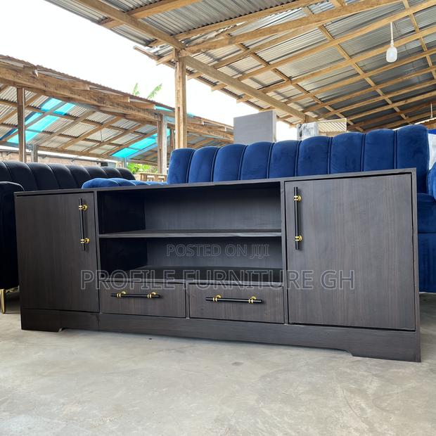 Nice Made Tv Stand Coffee Brown//Durable And Luxurious · Photo 3