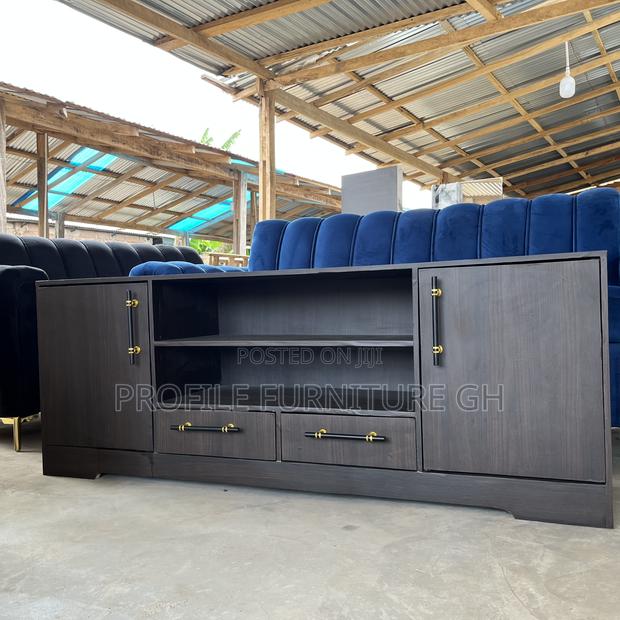 Nice Made Tv Stand Coffee Brown//Durable And Luxurious · Photo 2