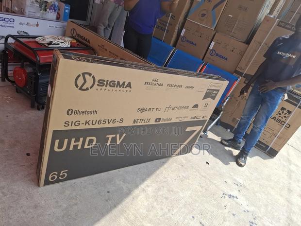 Clear Picture View of Sigma 65 Inches Smart Tv Brand New · Photo 2