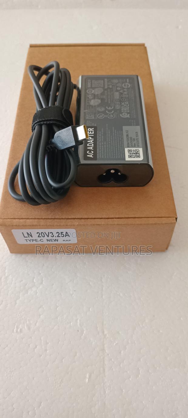 Lenovo 20v 3.25a 65w Type C Adapter - Original · Photo 2