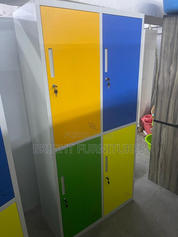 Quality Imported Metal Office Cabinet With Four Lockers · Photo 1