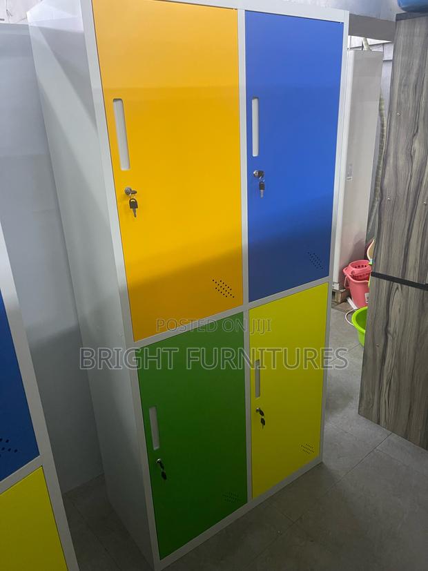 Quality Imported Metal Office Cabinet With Four Lockers · Photo 2