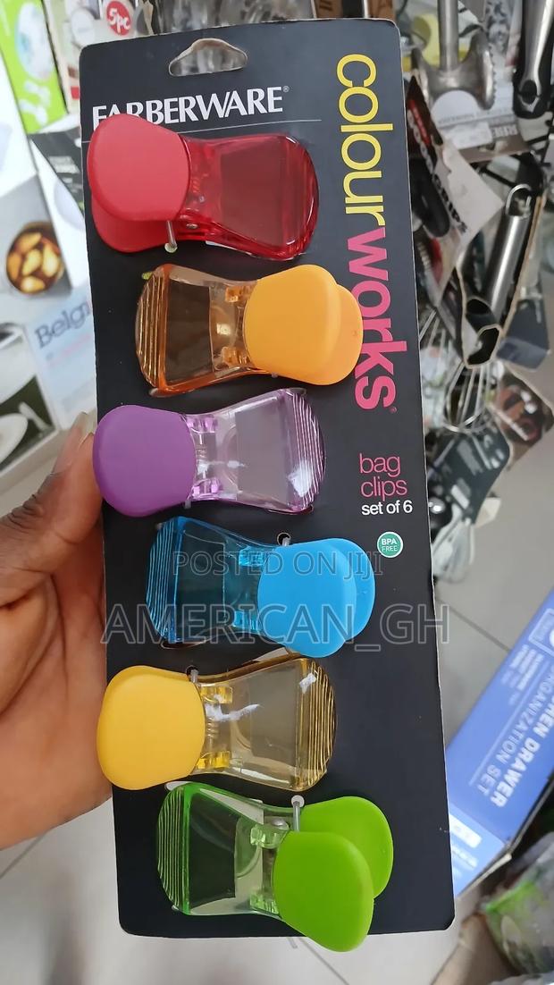 6 Fabareware Bag Clip Set · Photo 1