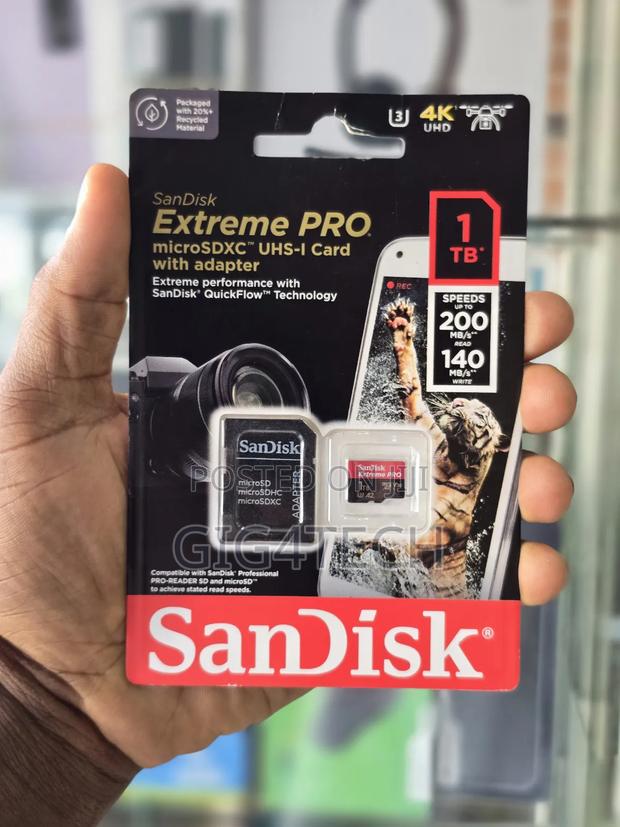 Sandisk Extreme Pro 1tb 200mbps Micro Sd Card · Photo 1