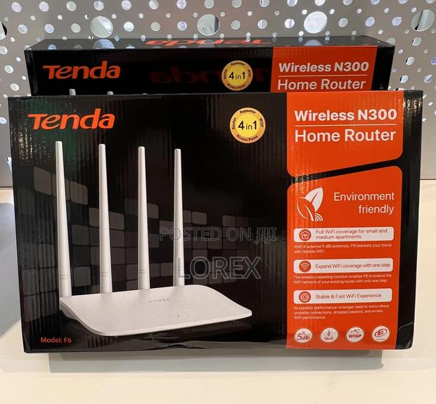 Tenda F6 Wireless N300 Router Broadband · Photo 1