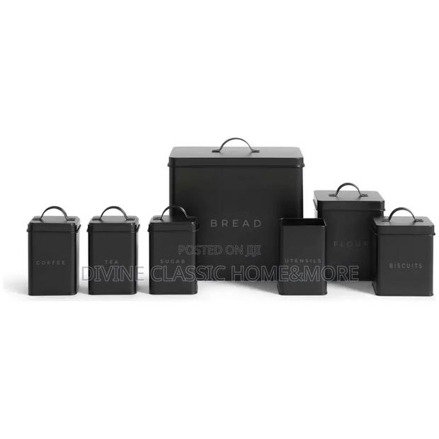 Habitat 7 Piece Carbon Steel Storage Set - Black · Photo 2