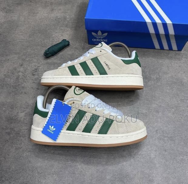 Adidas Campus 00s "Crystal White/Collegiate Green" · Photo 1