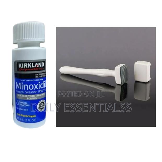 Derma Stamp With Kirkland Minoxidil Combo for Hair Growth · Photo 1