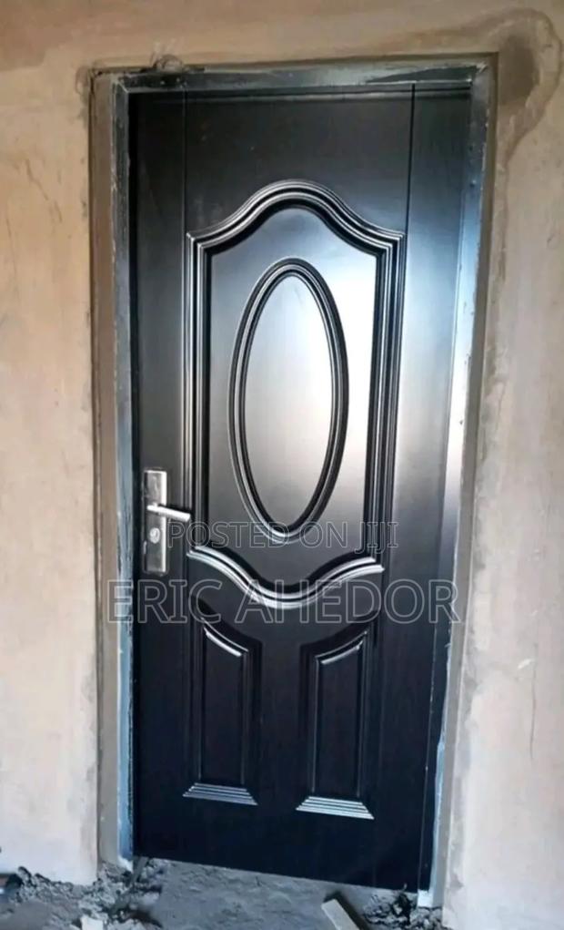 Pure Clean Quality Wooden Metal Security Door and Handle · Photo 1