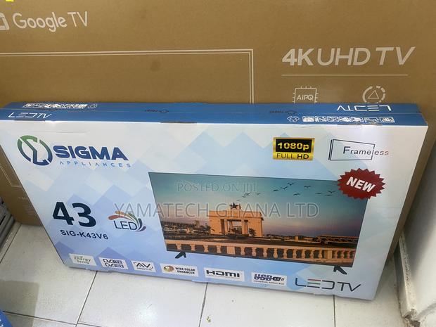 Sigma 43" Digital Satellite Tv With Inbuilt Decoder I-cast · Photo 1