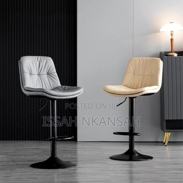 Bar Stool With Back Morden Pu Leather · Photo 3