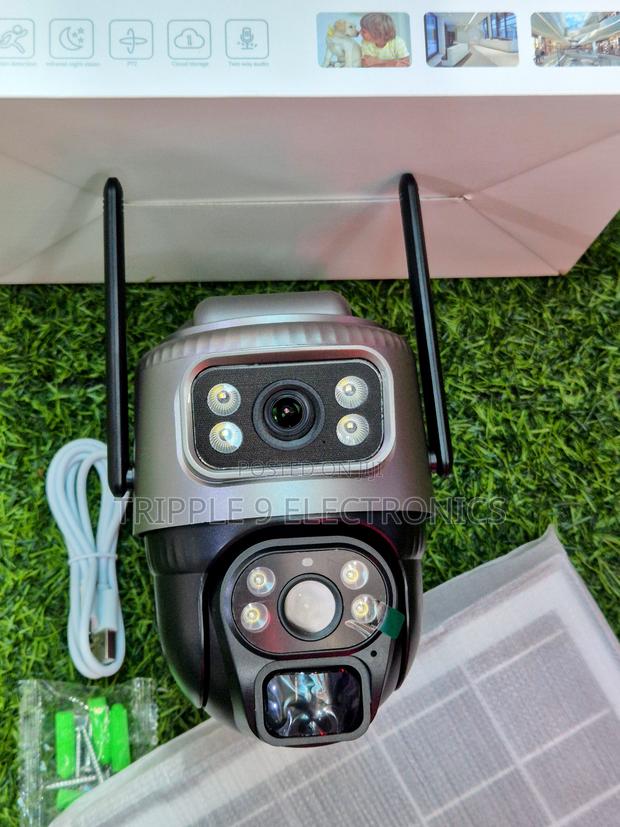 4g Full Hd Smart Solar CCTV Camera (Dual Lens) · Photo 1