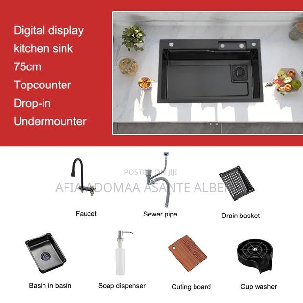 Intelligent Stainless Steel Waterfall Sink · Photo 3