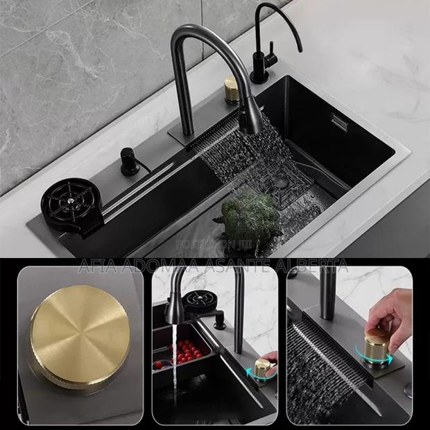Intelligent Stainless Steel Waterfall Sink · Photo 4
