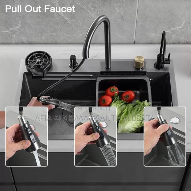 Intelligent Stainless Steel Waterfall Sink · Photo 5