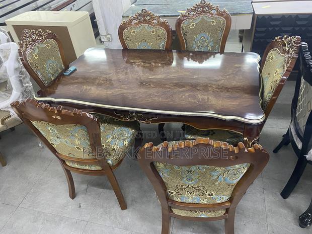 Executive Royal Wooden Dining Table Set · Photo 1