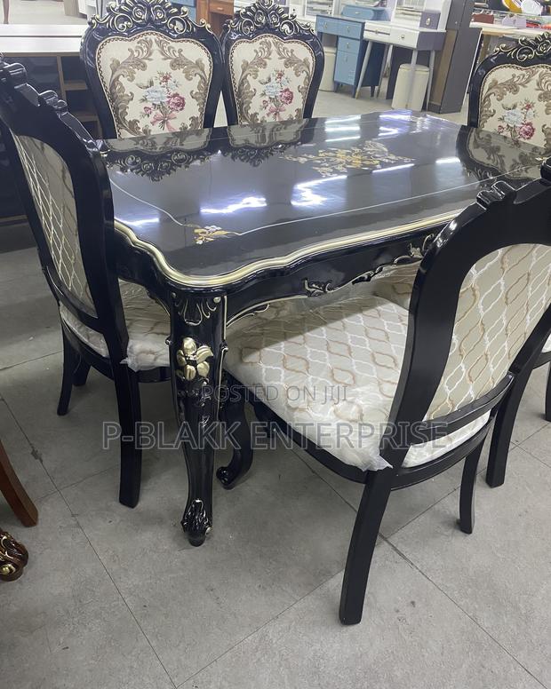 Classic Executive Wooden Royal Dining Table With Chairs · Photo 2