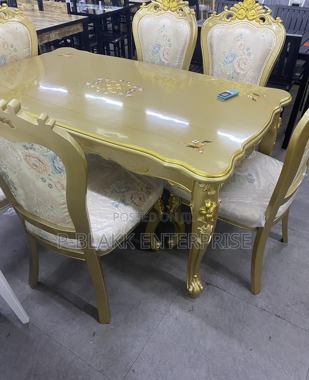 Executive Classic Wooden Royal Dining Table Set With Chairs · Photo 2
