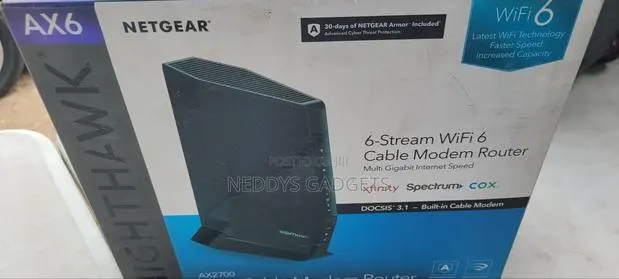 Netgear Nighthawk Ax6 Wi-Fi 6 Ieee 802.11ax Wireless Router · Photo 1