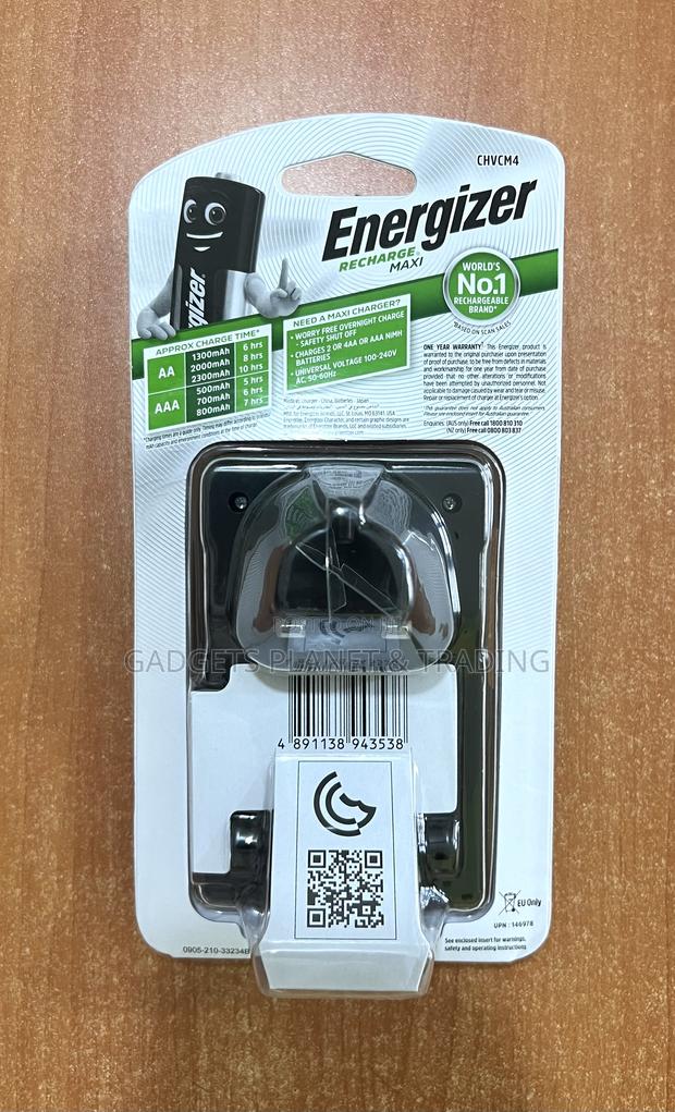 Energizer Maxi Recharge 4 Way Charger With 4pcs of Aa Batery · Photo 2