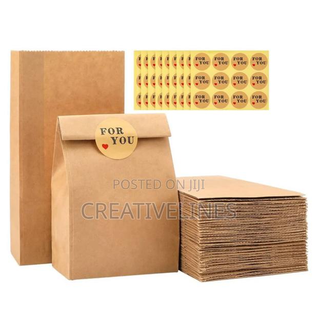 Brown Bags With Stickers · Photo 1